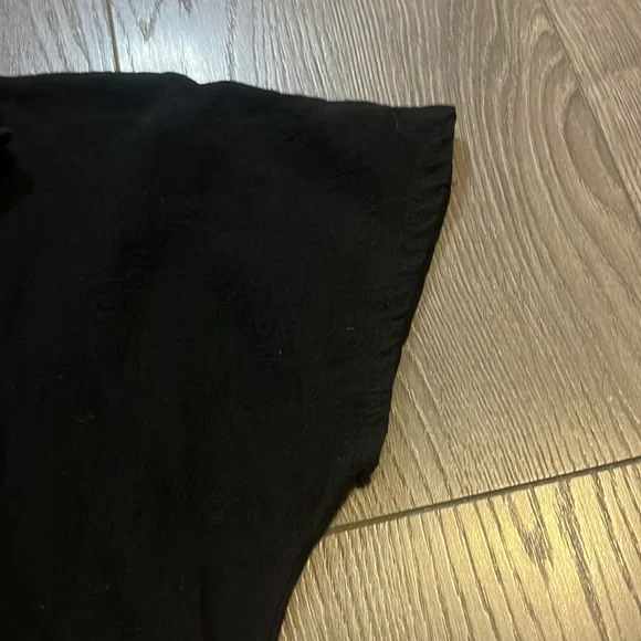 🛑SOLD NWOT SHEIN black linen feel romper - Picture 4 of 5